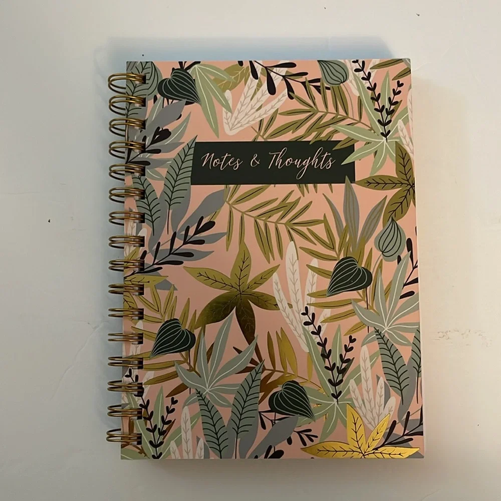 Notes & Thoughts Journal Notebook Ruled Line, Thankful Diary, Inspirational